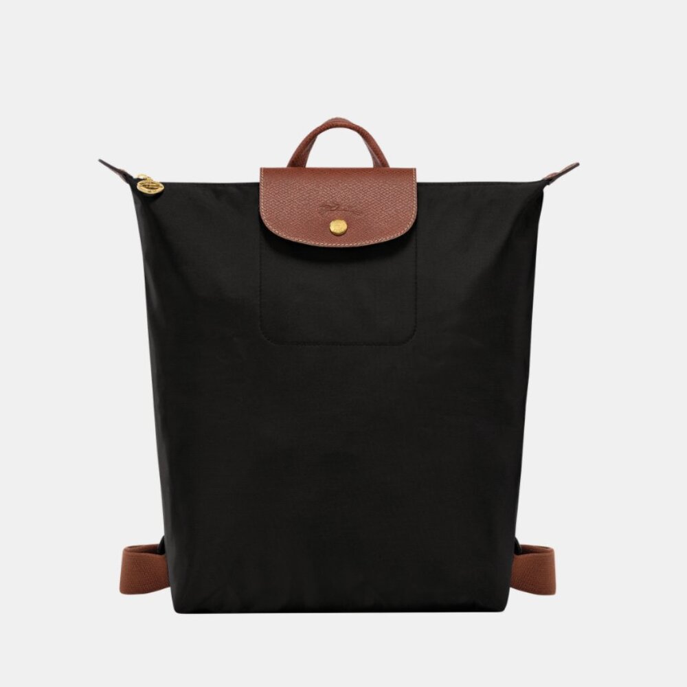 New Longchamp Le Pliage Original M Backpack Black